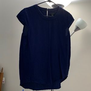 J.Crew navy blouse